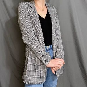 Philosophy - BW Plaid Blazer (S)